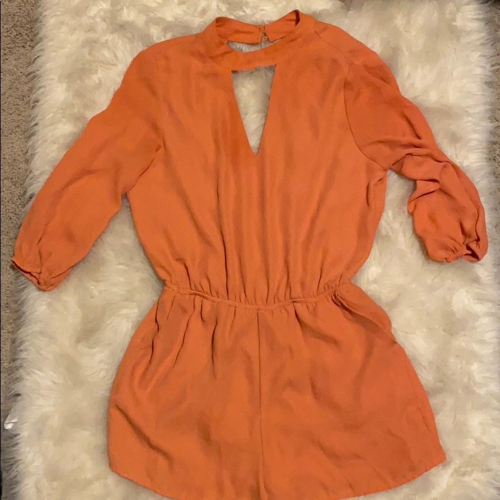 Orange romper